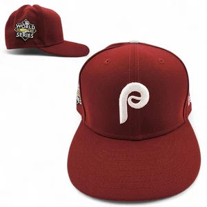 New Era 59fifty Hat Philadelphia Phillies 2022 World Series Size 7 1/2 MLB Cap - Picture 1 of 13
