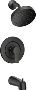 Moen Rinza 82628BL Badezimmer Dusche & Badewanne Wasserhahn Set - Mattschwarz - Bild 1 von 5
