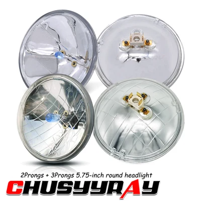 Faros redondos de 5,75" alto/bajo para Chevy Chevelle 1969 2 clavijas + 3 puntas Foto 1 de 4