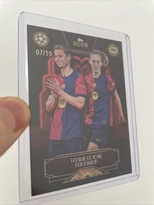 Frenkie De Jong/Keira Walsh - Topps Deco UCC 2023/24 One Club 07/10 Parallel - Imagen 1 de 2
