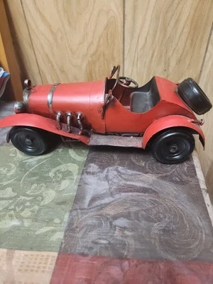  Roadster rojo estaño todo metal años 40 vintage Foto 1 de 4