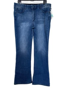 Democracy Ab Solution Kathryn Bootcut Jean Women Size 16 Denim Pants - Picture 1 of 10
