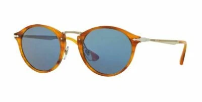 Gafas de sol Persol 0PO3166S 960/56 a rayas marrón/azul claro Foto 1 de 4