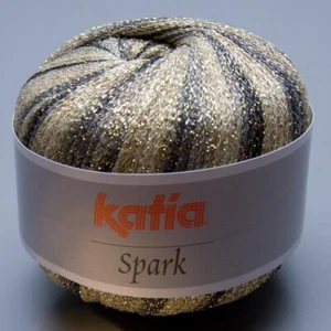 Katia Spark 081 braun-gold 50g Wolle (11.80 EUR pro 100 g) - Bild 1 von 2
