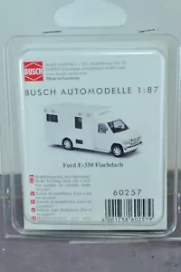Ambulancia Busch 60257 Ford E-350 - Kit de construcción de policía escala HO 1:87 - Imagen 1 de 2