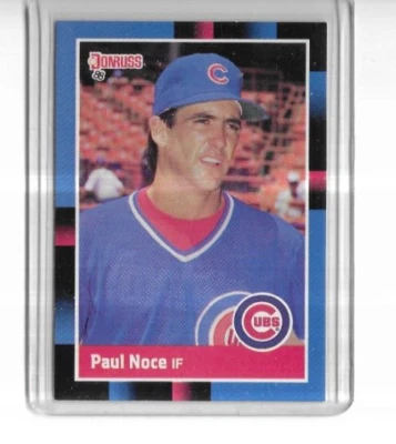 1988 Donruss #315 Paul Noce Chicago Cubs - Image 1 of 2