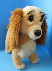 Peluche De Colección Raro Parques Disney Dama y el Vagabundo Hecho en Corea 16" L@@K - Imagen 1 de 7