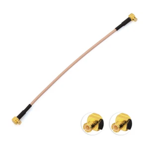 Nuovo 50Ω MCX maschio angolo retto a MCX spina angolo retto RA RF treccia RG316 cavo 6" - Foto 1 di 3