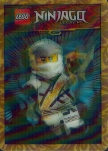 Lego ninjago Legacy Numero 3D Carte Collezionabili Zanè - Picture 1 of 1