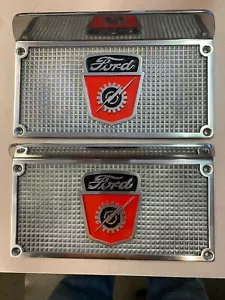 1953 1954 1955 1956 Ford Pickup Truck running board step plates PAIR !! - Picture 1 of 1
