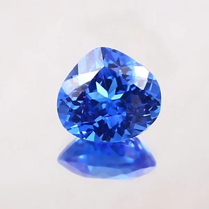 AAA 3.75 CT Natural Ceylon Cornflower Blue Spinel Loose Heart Gemstone Cut - Picture 1 of 4