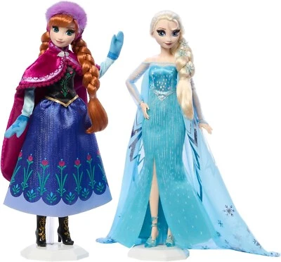 Mattel Disney Frozen 2 Disney Princesa Muñeca Set ANNA & ELSA - Imagen 1 de 2