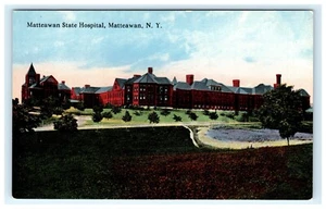 Tarjeta postal C11 de Matteawan State Hospital Beacon NY Criminally Insane Dutchess Co. - Imagen 1 de 2