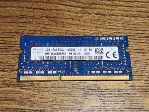SK Hynix Korea 4GB 1600MHz DDR3 SODIMM Memory CL11 HMT451S6AFR8A-PB - Picture 1 of 2