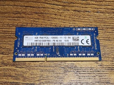 SK Hynix Korea 4GB 1600MHz DDR3 SODIMM Memory CL11 HMT451S6AFR8A-PB - Image 1 of 2