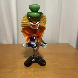 Vintage Italian Murano Glass Clown - Picture 1 of 7