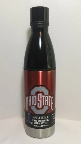 New Ohio State Buckeyes Boelter 25 oz Stainless Steel Water Bottle, NCAA Cover