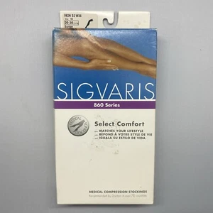 MEDIAS SIGVARIS 860 SELECT COMFORT 20-30 PUNTA CERRADA HASTA EL MUSLO S2 BRONCEADO MUJER - Imagen 1 de 5