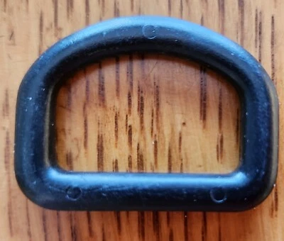 Black Plastic 1" D Rings (24 count) - Image 1 of 4
