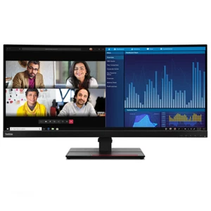 Lenovo ThinkVision P34w-20 34.1" Wide Quad HD IPS 60Hz 6ms LED Curved Monitor - Picture 1 of 7