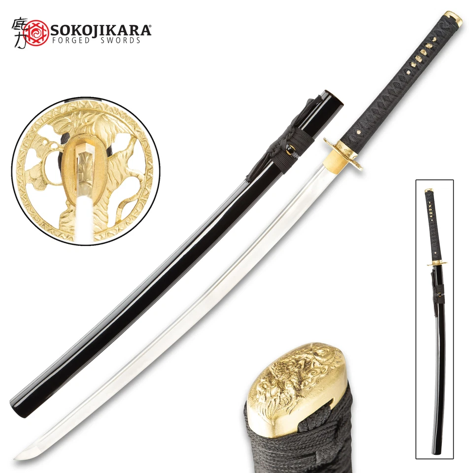 Espada Katana Samurai Templada de Arcilla Forjada a Mano Sokojikara 1095/T10 Foto 1 de 1
