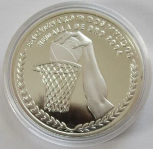 Argentina 25 Pesos 2007 Ibero-America Olympics Basketball Silver - Picture 1 of 2