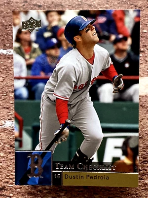 Upper Deck Dustin Pedroia #487 Boston Red Sox 2009 Foto 1 de 2