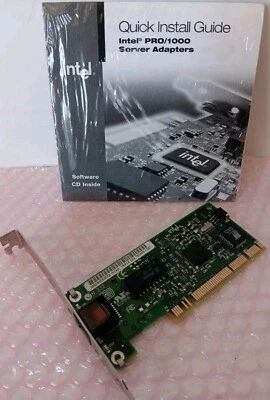 Intel PRO/100 S Desktop PCI Adapter Card 751767-004 Ethernet Port Full Pro F S/H - Image 1 of 4