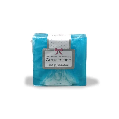 Seife „Wasserfall“ 100g Blau Blue  Vegan BadeFee Glycerinseifen - Bild 1 von 3