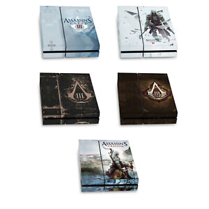 OFFICIAL ASSASSIN'S CREED III GRAPHICS VINYL SKIN DECAL FOR SONY PS4 CONSOLE
