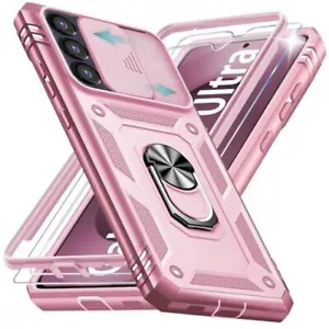 Case for Samsung Galaxy S25 Ultra Case with Camera Cover & 2 Pcs Screen - Zdjęcie 1 z 8