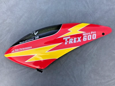 Align Trex 600 Nitro Fibreglass Red Lightning Canopy - Image 1 of 4