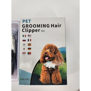 Swhatty Pet Grooming Hair Clipper Kit – Clippers, Scissors, Attachments & More - Picture 1 of 6