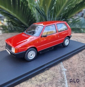 modellino auto scala 1/24 fiat uno 3 porte modellini da collezione die cast - Foto 1 di 12