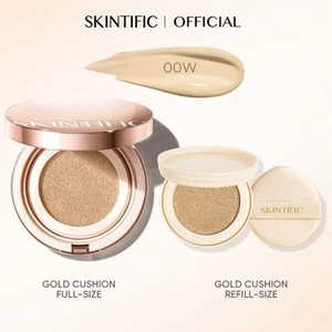 SKINTIFIC Cover All Perfect Cushion Oily Skin High Poreless Flawless Foundation - Picture 1 of 10