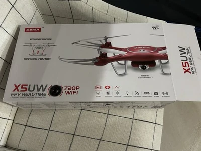 Syma X5UW Wi-Fi FPV 2.4Hgz RC Drone Quadcopter with 720p HD Camera Flight Plan - Image 1 of 4