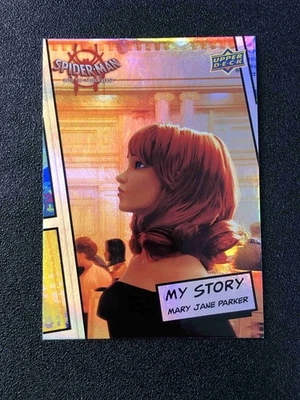 2022 UD Spider-Man Into the Spider-Verse My Story RED MS-11 Mary Jane Parker - Image 1 of 2