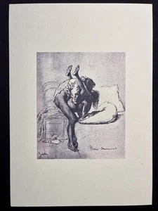 Erotische Heliogravür Michael von Zichy „Zyklus Liebe - Bons Souvenirs“ von 1910 - Bild 1 von 3