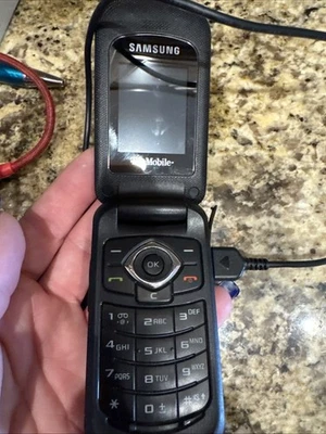 Samsung SGH-T139, T-Mobile, Flip Phone, Rare, GSM, Works - Image 1 of 4