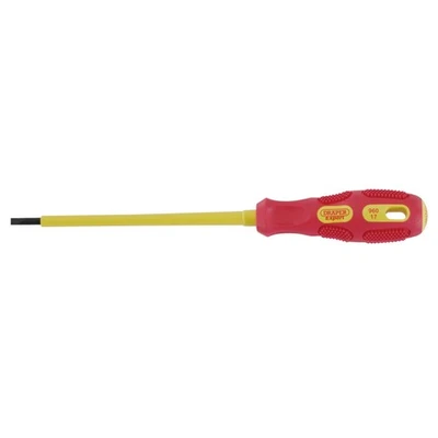 Draper VDE Approved Fully Insulated Plain Slot Screwdriver 3.0 x 100mm 69212 - Image 1 of 2