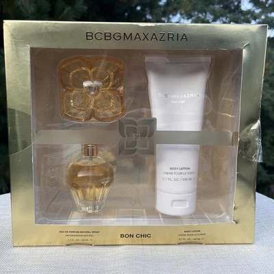 BCBGMAXAZRIA Bon Chic Set de Regalo Eau De Parfum Spray 1.7oz | Loción Corporal 6.7oz NUEVO Foto 1 de 3