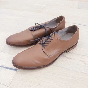 Zapatos de vestir Oxford Banana Republic para hombre talla 10,5 cuero marrón clásicos preppy - Imagen 1 de 9