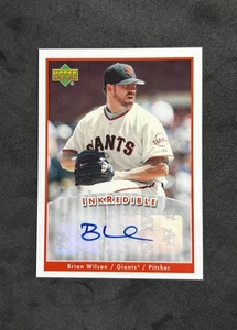 2006 Upper Deck - Brian Wilson RC Auto RARE San Francisco Giants Rookie Insert! - Picture 1 of 7