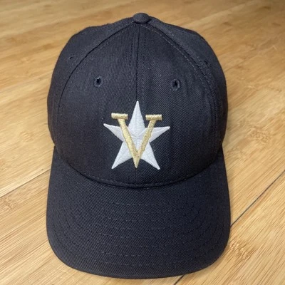 Vintage Legacy Vanderbilt Commodores Vandy Retro Wool 7 1/2 Fitted USA Made Hat - Image 1 of 4