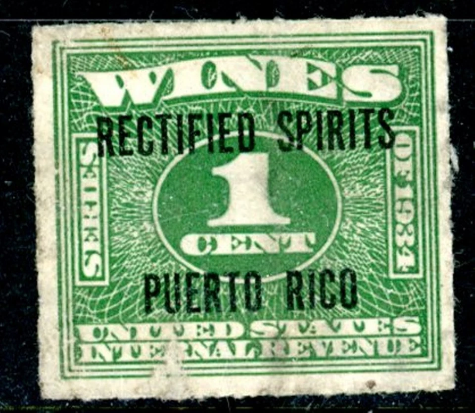 Puerto Rico Scott # RE18 - MNH-NG - Soiled - CV-$42.50      (16-C245) - Image 1 of 1