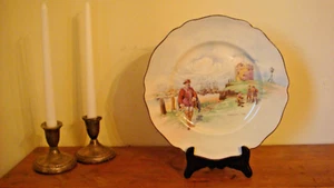 Frances Drake Plymouth Hoe Royal Dalton Sammler Essteller 10 3/8" - Bild 1 von 4