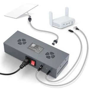 200W Gigabit PoE Injektor für Starlink Gen 3 5in1 54V mit USB-A und USB-C - Bild 1 von 8