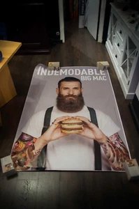 Póster Publicitario MACDONALD BIG MAC TIMELESS B Francés Vintage Original Años 2010 - Imagen 1 de 7