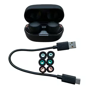 NEW BATTERIES Sony WF-1000XM4 Noise Canceling Wireless Earbud Headphones Black - Picture 1 of 5