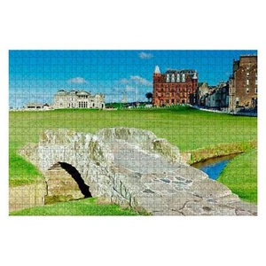 500 Piece Golf Old Course at st Andrews Scotland Old Golf Course Large Jigsaw... - Picture 1 of 6